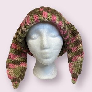 Crochet Bunny Ears Beanie